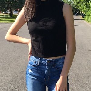 Black On Your Shoulder Top
